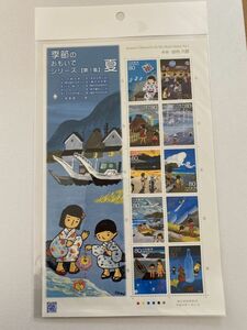 即決　80円切手　季節のおもいでシリーズ　第１集　夏　谷内六郎　切手シート　平成24年　H24　