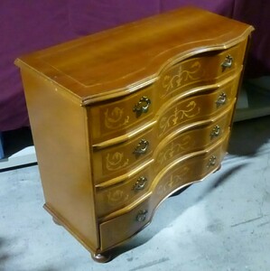 USED*MOR-RENS* Italy made mo- Len s.. chest 4 step chest European furniture antique furniture 