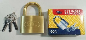 *SOL cylinder key N2500 60mm south capital pills key 3 pieces attaching * new goods * free shipping 