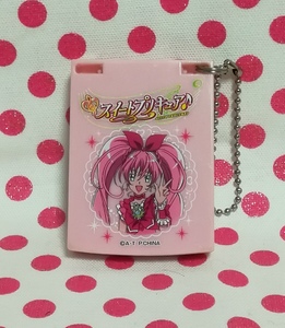 S* sweet Precure kyua melody compact mirror light attaching not folding mirror key holder .... outing .