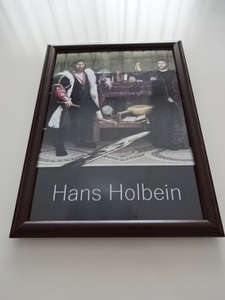 Art hand Auction Art frame § A4 frame (choice) with photo poster § Hans Holbein § Ambassadors § Anamorphosis, Northern Renaissance, Painting, Vanitas, furniture, interior, interior accessories, others