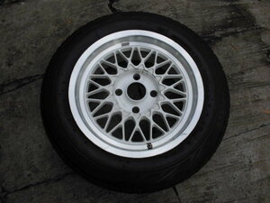 ニッサン　日産　スカイライン？　Ｒ３１？純正　オプション？　ＢＢＳ　6.5J-15　PCD1114.3　 ４穴　 １本