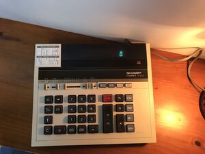 SHARP COMPET CS-2302 電卓 計算機 昭和レトロ シャープ ジャンク