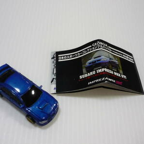【送料無料】ミニカー スバル インプレッサ WRX STI(ブルー) 「日本のスポーツカーコレクションプルバックカー」 2010年