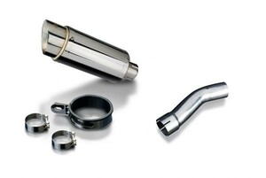 DELKEVIC スリップオンステンレスマフラー★YAMAHA XJR1300 2007-2014 200mm KIT0247