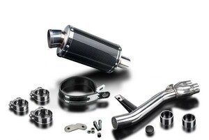 DELKEVIC スリップオンカーボンオーバルマフラー★HONDA NT650V DEAUVILLE 1998-2005 225mm KIT03HW