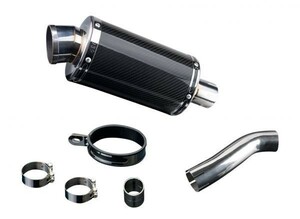 DELKEVIC スリップオンカーボンオーバルマフラー★HONDA CBR600F ABS 2011-2013 225mm KIT03BM