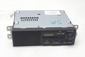 U61V ミニキャブバン H18年式 3G83 AT 2WD (U61V)　純正 スピーカー内蔵 FM AM チューナー ラジオ　MK387473　ステー付