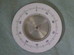 Main dial for COLLINS 51S1 Scale plate with gear Unused maintenance parts　
