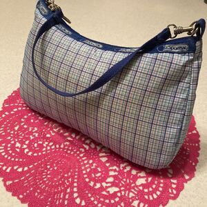 【美品】レスポートサック ワンショルダーバッグ チェック柄