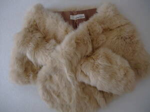 mysty woman rabbit fur shawl 