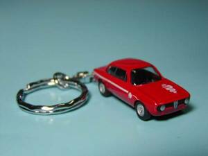  key holder Alpha Romeo Giulia GTA1300 Junior red AlfaRomeo die-cast mascot accessory 