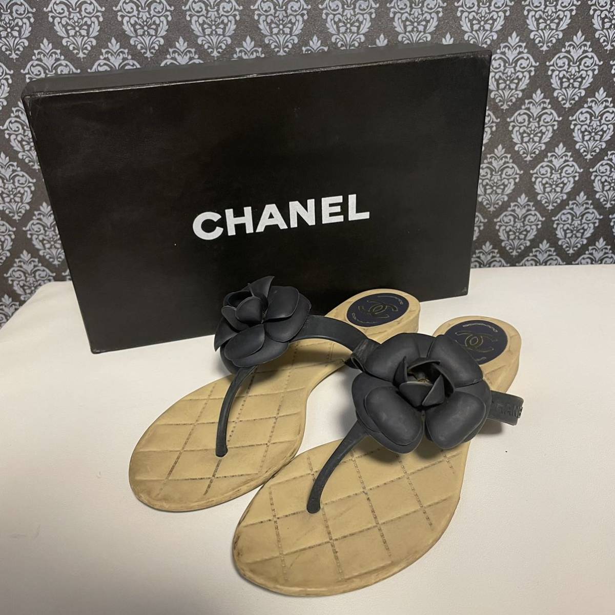 デザイン CHANEL ストラップ ハイヒールの通販 by 花の妖精0125's