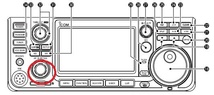 貴重新品IC-7300 消耗パーツ　AF-RF/SQL ボリューム　のみ_画像2