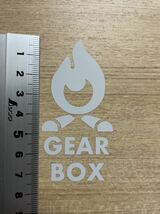 125. 【新色グレー】 焚き火 GEAR BOX カッティングステッカー キャンプ CAMP アウトドア 【送料無料】_画像3