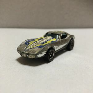 超激レア希少！HOT WHEELS Corvette Stinglay！Red Line！RL Type2！HONG KONG製！当時物！入手困難モデル！