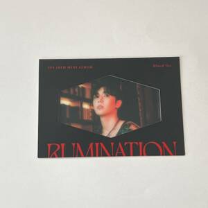 SF9 エスエフナイン えすえぷ 韓国 CD 10th Mini Album RUMINATION Blood ver. ロゴフレームカード ジェユン JAEYOON 即決