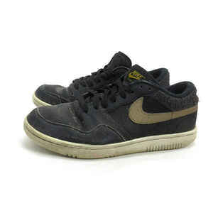 y■ABC-MART限定【28cm】ナイキ/NIKEコート フォースCOURT FORCE LOWスニーカー■黒F76【中古】