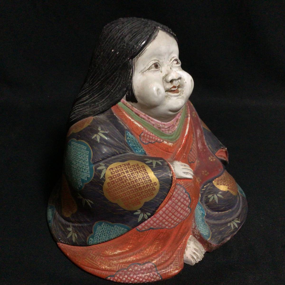 年最新ヤフオク!  お多福 人形日本の陶磁の中古品・新品・未