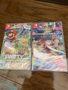 switchソフト マリオカート8デラックス マリオパーティー スーパースターズ セット 新品未開封 送料無料