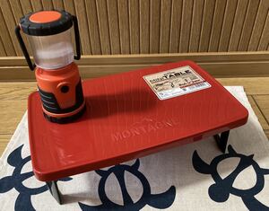 【新品未使用】軽量コンパクト 折りたたみ ミニテーブル レッド 日本製