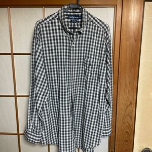 1000円ディスカウントラルフローレン　人気のチェック柄　BIG SHIRT M 長袖シャツ ボタンダウンシャツ チェックシャツ