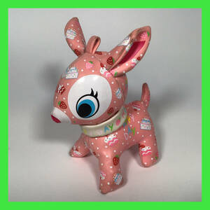 N-1248☆【Puchi Babi】プチバビエキーchainHappy ★ Day Bambi Plush Animal Only シカ Product Tag No