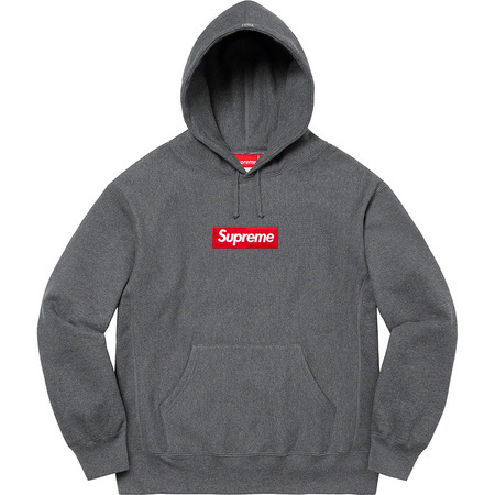 Supreme 21FW Week16 Box Logo Hooded Sweatshirt Charcoal Small オンライン購入 国内正規,全タグ付 チャコール 灰 グレー Grey Sサイズ