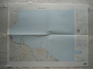 [ map ].. Tsu rice field 1:25,000 Heisei era 5 year issue / Kagawa height virtue line three pine . circle turtle island . part no nose crane feather . ground ridge Kagawa for water ..... island Shikoku country plot of land ..