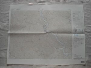 [ map ] river .1:25,000 Heisei era 9 year issue / Kochi . many district west earth .. mountain name block four ten thousand 10 river ... forest hand . river shining star . forest saucepan . forest Shikoku country plot of land ..