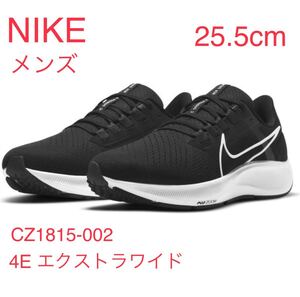 新品 正規品ナイキ ランニングシューズ メンズ エア ズーム ペガサス38 4E エクストラ ワイドCZ1815-002 NIKE