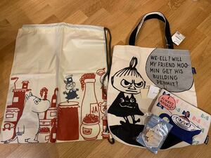 ムーミン プレゼント セット トートバック ポーチ エコバッグ クリップ 付箋