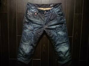 G-STAR RAW♪GENERAL 5620 TAPERED♪ジースター♪立体裁断♪特大♪傑作♪W34 L32♪50473 2886 1368