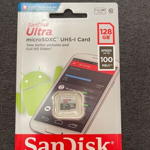 マイクロSDカード 128GB 新品未開封 SanDisk microSDXC 100MB/s