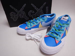 新品■NIKE KAWS sacai BLAZER LOW TEAM RED DM7901-400 27cm ナイキ サカイ カウズ ブレザー■