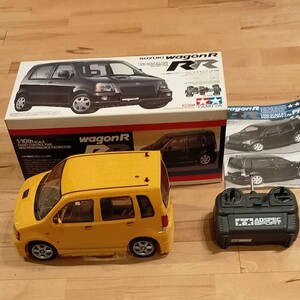 タミヤ ラジコン 1/10電動RC FFレーシングカー スズキ ワゴンR RR TAMIYA レーシングカー ジャンク品