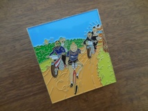 フランス☆古いピンズ 【TINTIN 自転車】レア カナダ 大きなピンバッジ ピンバッチ PINS タンタン_画像3