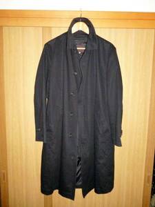 *TAKEO KIKUCHI fine quality material stylish cotton coat BLK2 liner taking out type Takeo Kikuchi TK world brand *