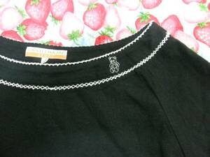 o53 Castelbajac beautiful goods with logo embroidery short sleeves cotton sweater size 2 prompt decision 