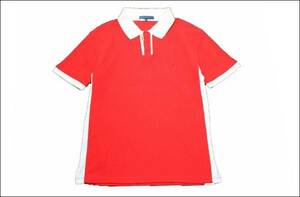 【S】 PENSHOPPE FUN damentals ポロシャツ 赤 コットン ビンテージ ヴィンテージ USA 古着 オールド HE30