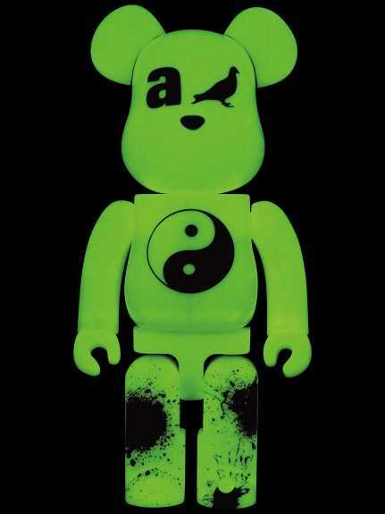 海外限定】 100% 黒 マルチスター atmos BE@RBRICK ベアブリック 新品 ...