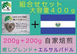 自家焙煎豆 期間限定組合せセット 大容量400g カクレガ珈琲人気商品 贈り物に