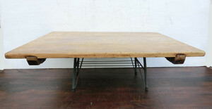 ●即決！欅無垢 1枚板　テーブル天板　作業台　中古　時代欅 古材 古板 飾台 展示台 撮影用板 