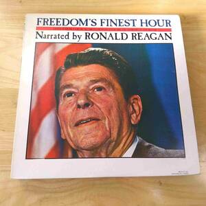 US盤/MCA　ロナルド・レーガン　ナレーション　Freedom's Finest Hour　212s