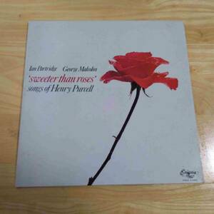 独盤ENIGMA　薔薇より甘く ～ パーセル歌曲集　パートリッジ(テノール)　マルコム(チェンバロ)　213s