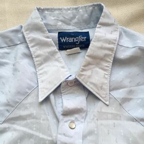 Wrangler ラングラー 半袖シャツ 水色 Lサイズ