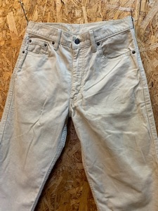 メンズ パンツ Levi's 508 リーバイス ベージュ ストレート コーデュロイ 秋 冬 FD397TC/ W31