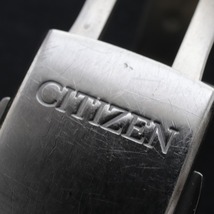 ■ CITIZEN シチズン 腕時計 ATTESA GMT H116-T016618 ソーラー電池 重量約84g メンズ シルバー 文字盤 ブラック 動作品 中古_画像6