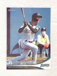 ☆ Epoch 2021 Professional Baseball Card Hokkaido Nippon -Ham регулярная карта 169 Шота Хиранума ☆