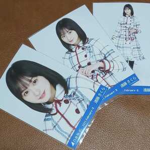 乃木坂46 遠藤さくら スペシャル衣装29 Web限定 生写真 3種 2021.February-Ⅱ コンプ
